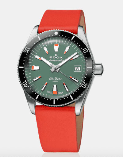 Edox SkyDiver 38 Date Automatic Limited Edition Unisex Watch 80131 3NC VI