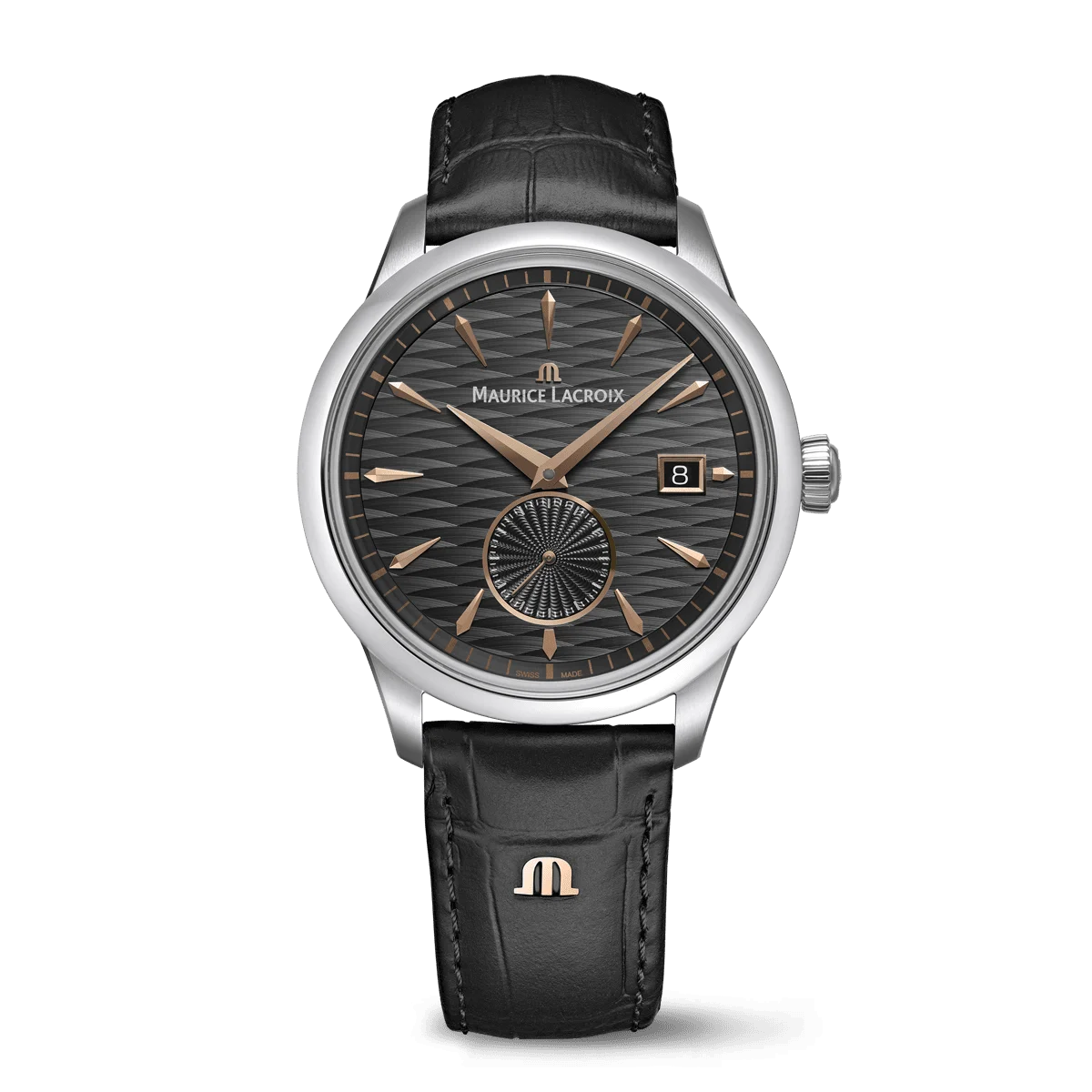 Maurice Lacroix 1975 Automatic 36mm, 38-hour power reserve, leather strap men's watch 756207-SS001-330-2