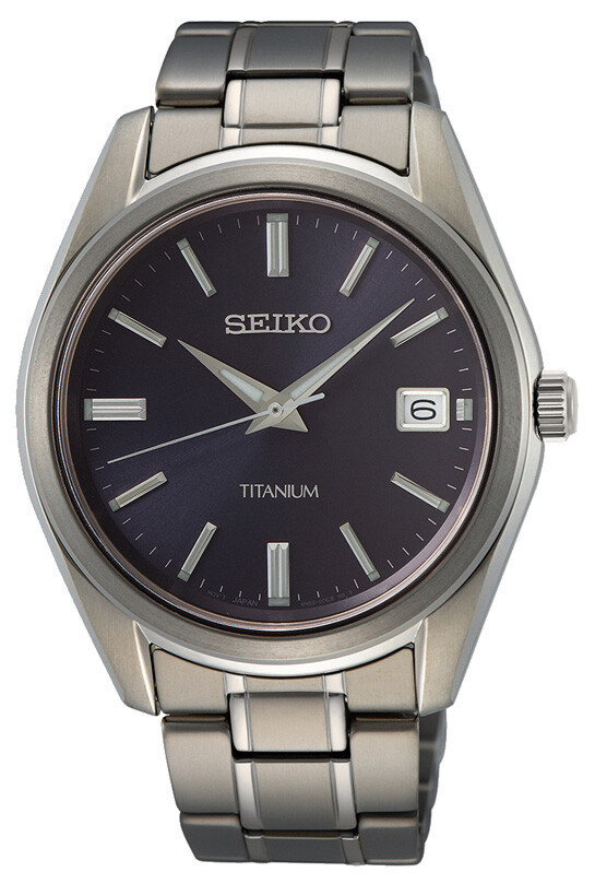 Seiko Quartz Titanium Men's Watch SUR373P1