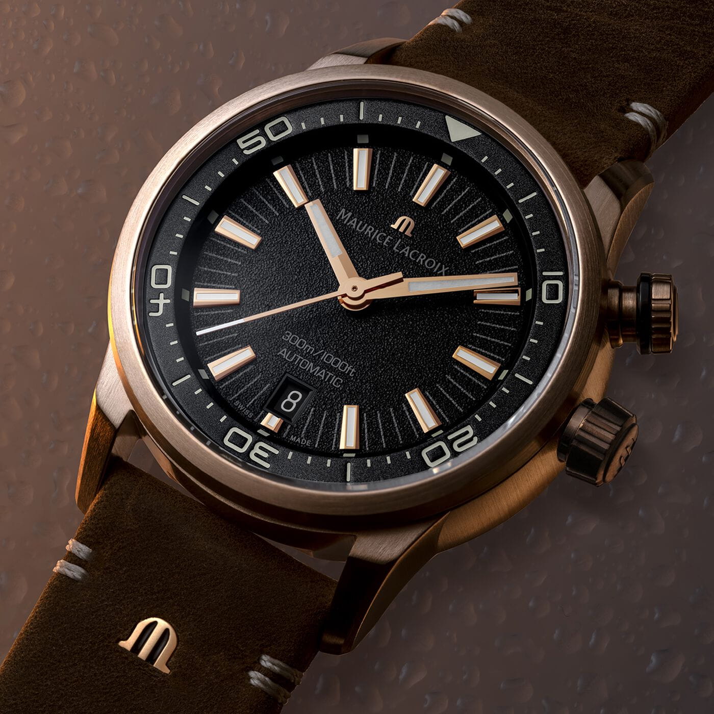Maurice Lacroix Pontos S Diver Limited Edition Men's Watch PT6248-BRZ01-330-3