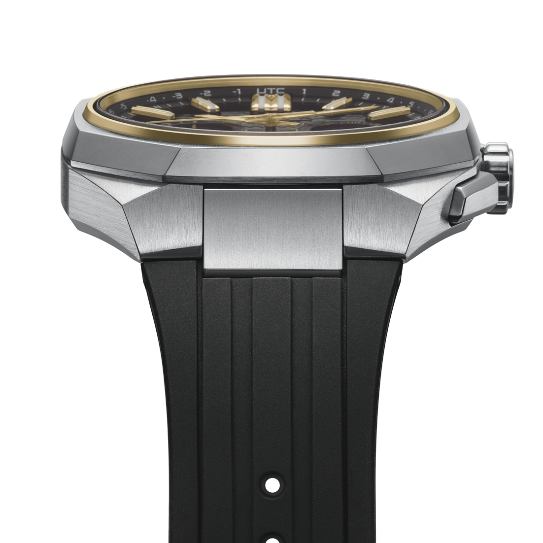 Seiko Astron GPS Solar, titanium case, black silicone strap, runs for approximately 6 months, men's watch HAB003J1
