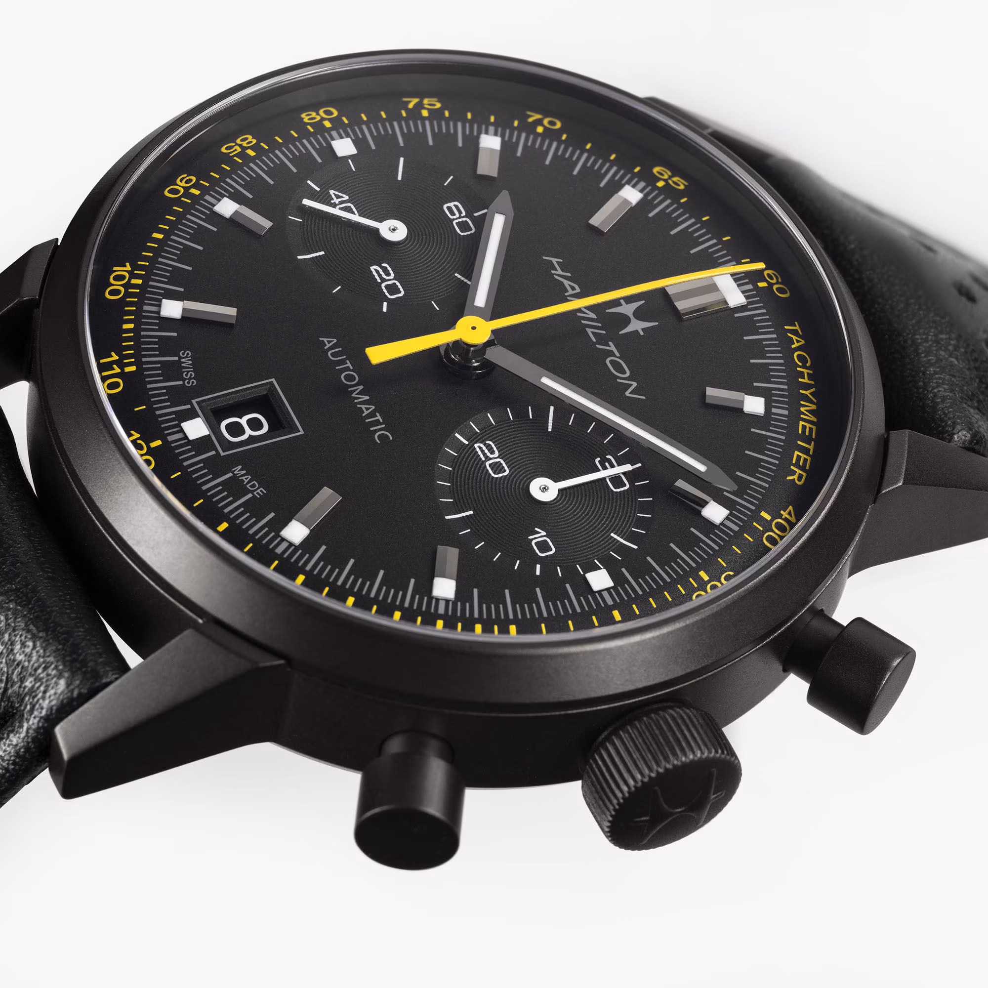 Hamilton Intra-Matic Auto Chrono 40 mm yellow H38446731