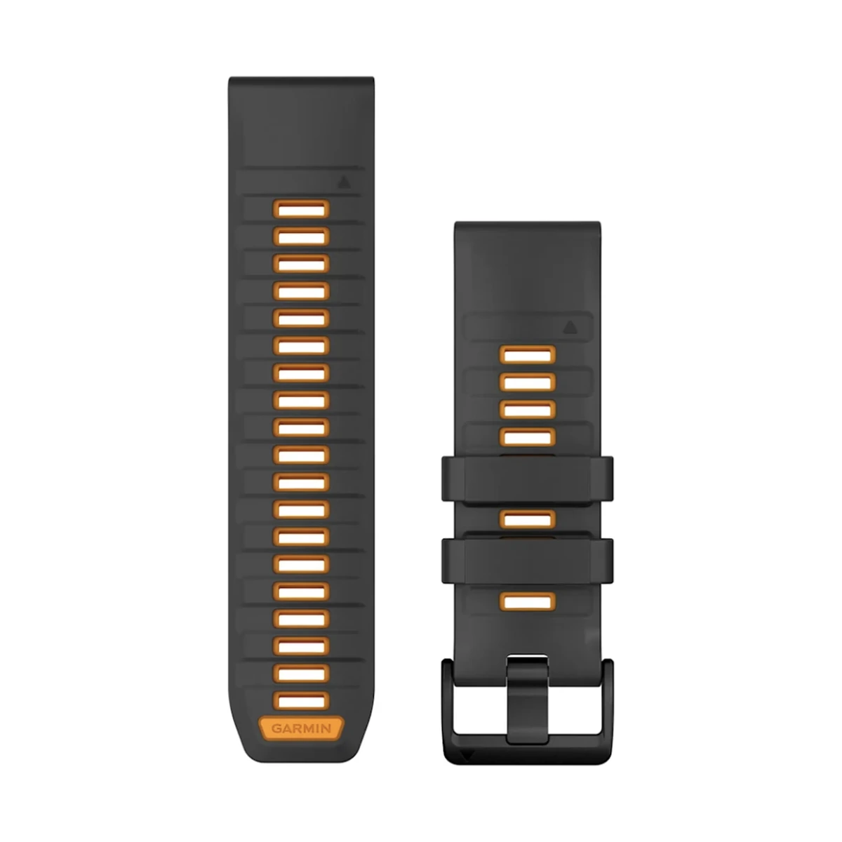 Garmin replacement bracelet (quick-change system) silicone Slate Gray/Orange 010-13393-05