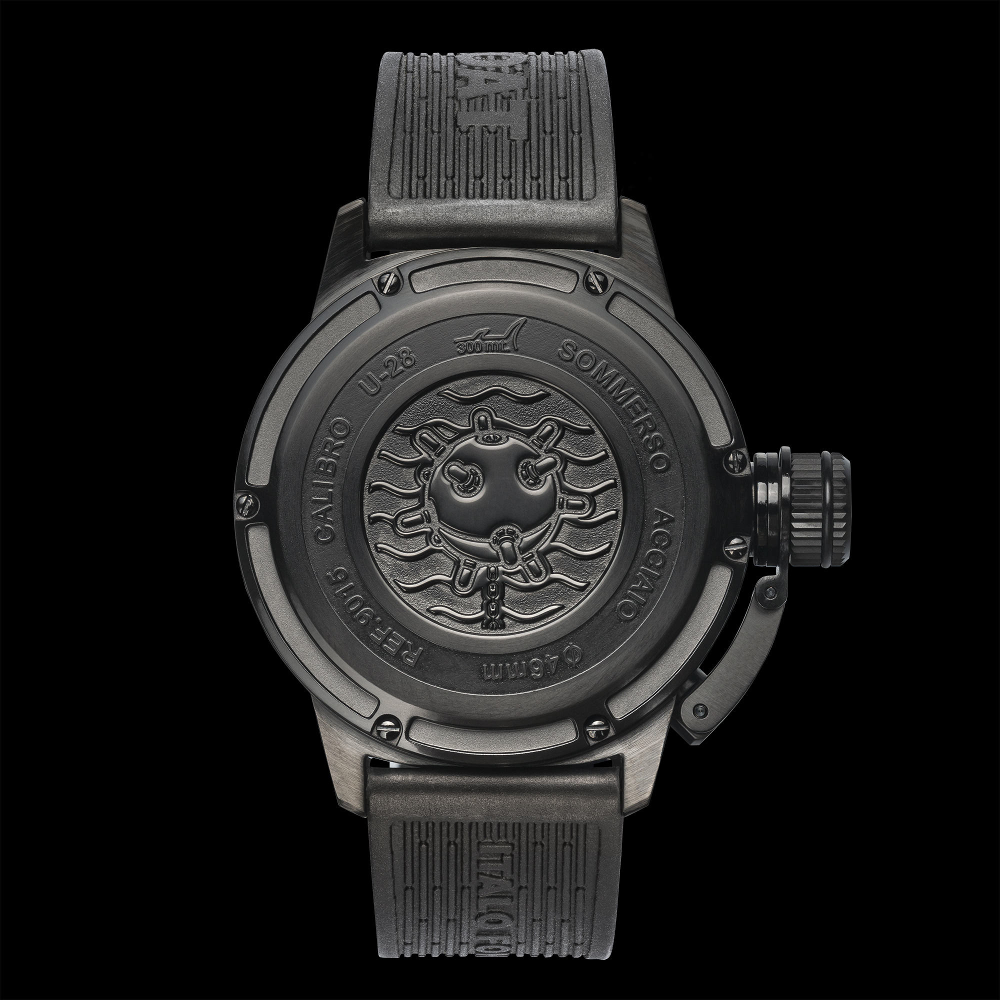 U-Boat Automatic Sommerso steel men's watch 9015