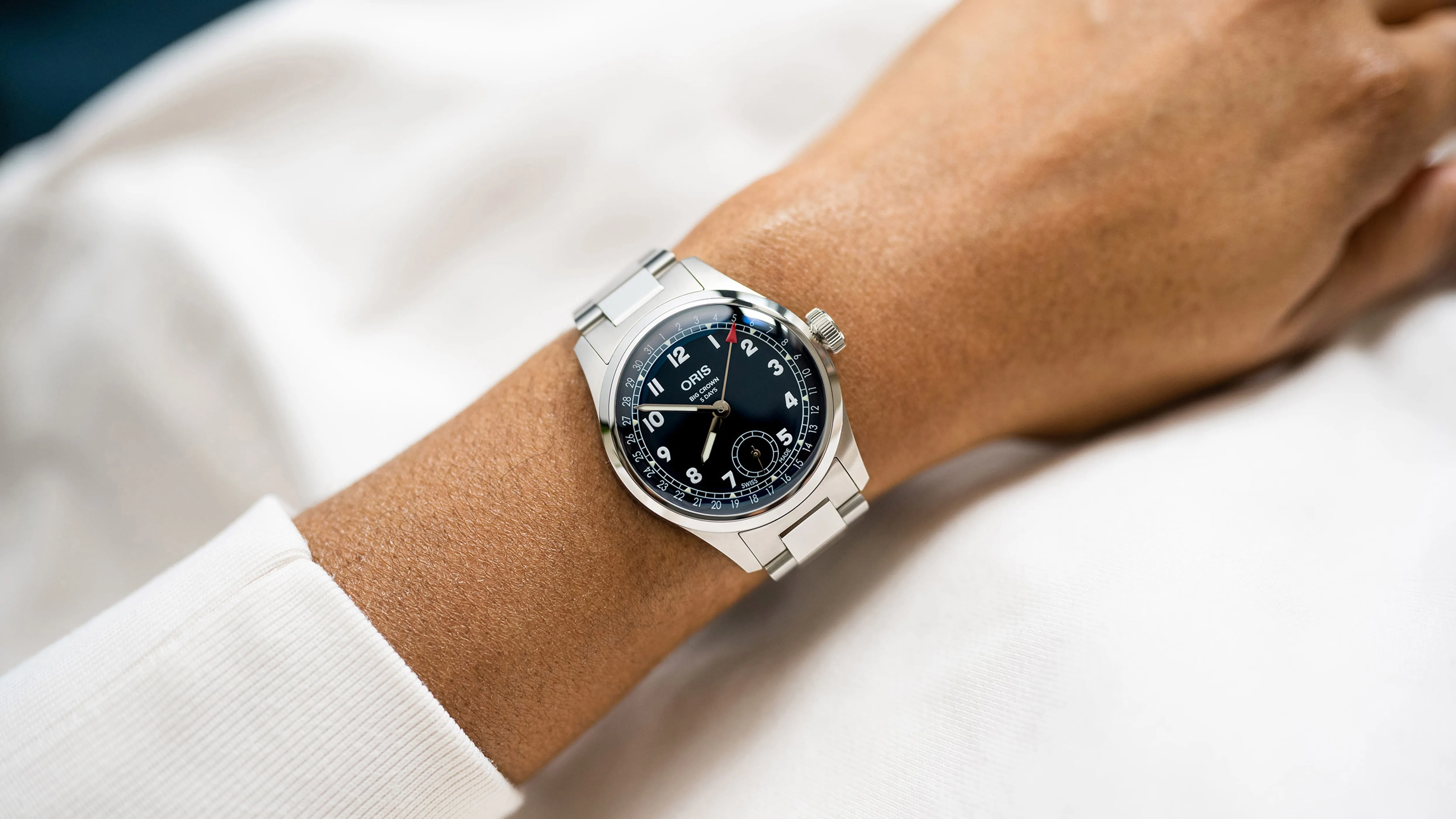 Oris BIG CROWN POINTER DATE CALIBER 403 men's watch 01 403 7776 4065-07 8 19 06