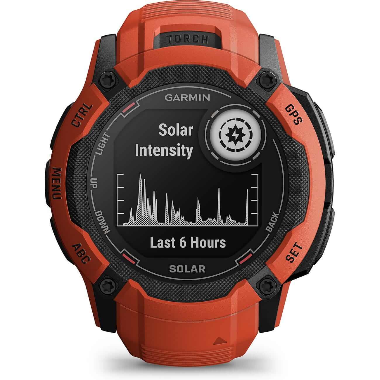 Garmin Instinct 2X Solar Red Men's Watch 010-02805-01