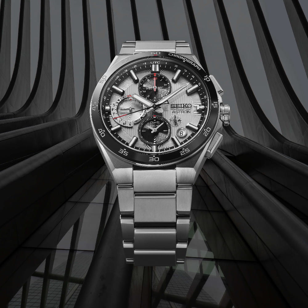 Seiko Seiko Astron GPS Solar Dual Time Chronograph Men's Watch SSH153J1