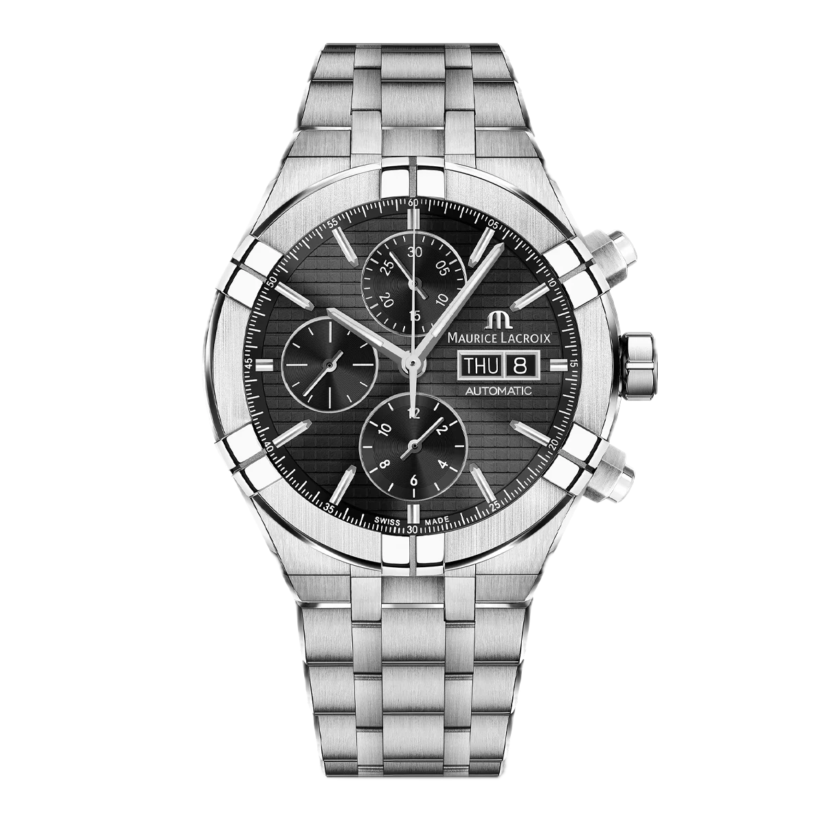 Maurice Lacroix Aikon Chronograph Day Date Men's Watch AI6038-SS002-330-1
