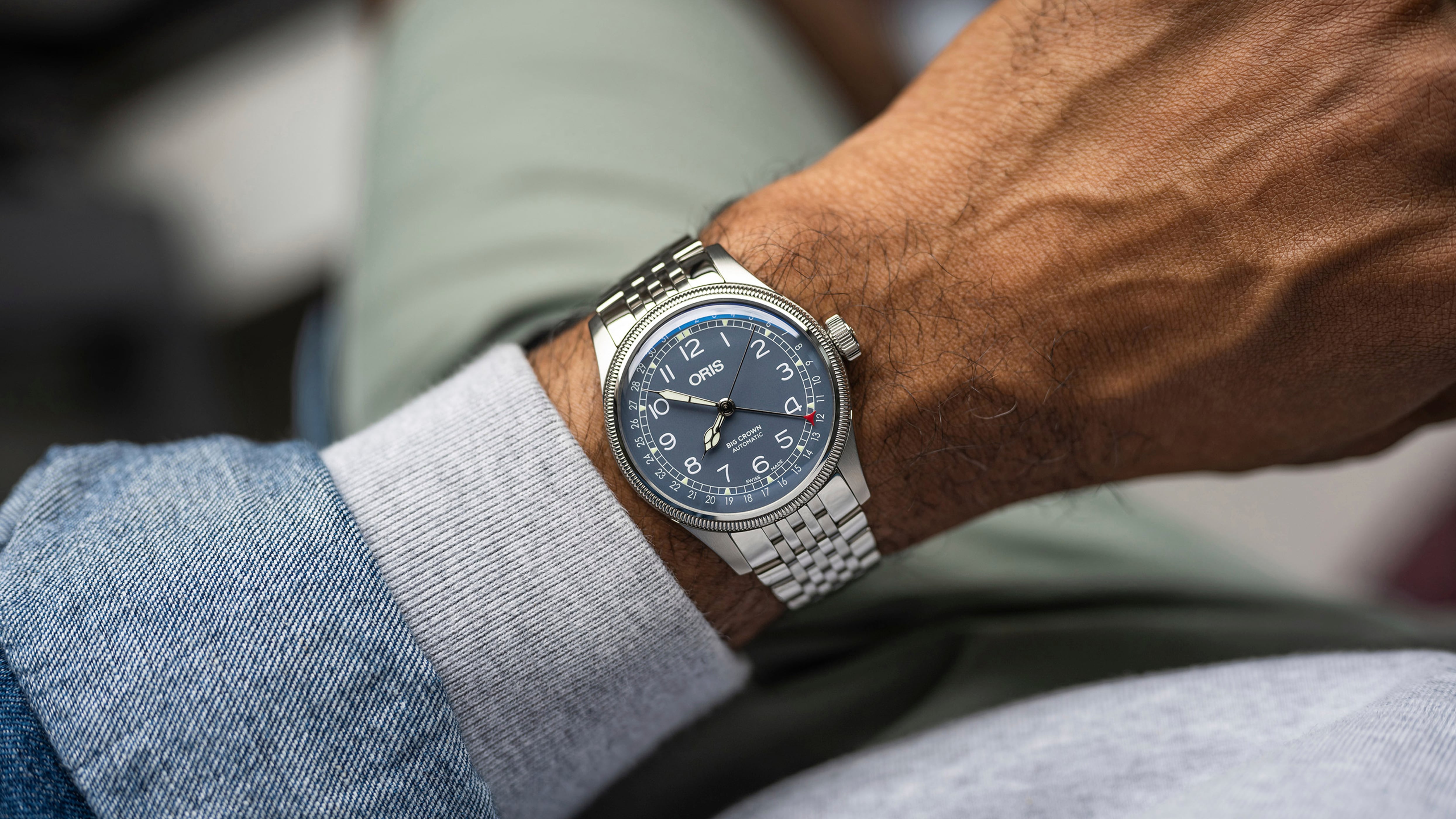 Oris BIG CROWN POINTER DATE men's watch 01 754 7785 4065-07 8 20 02
