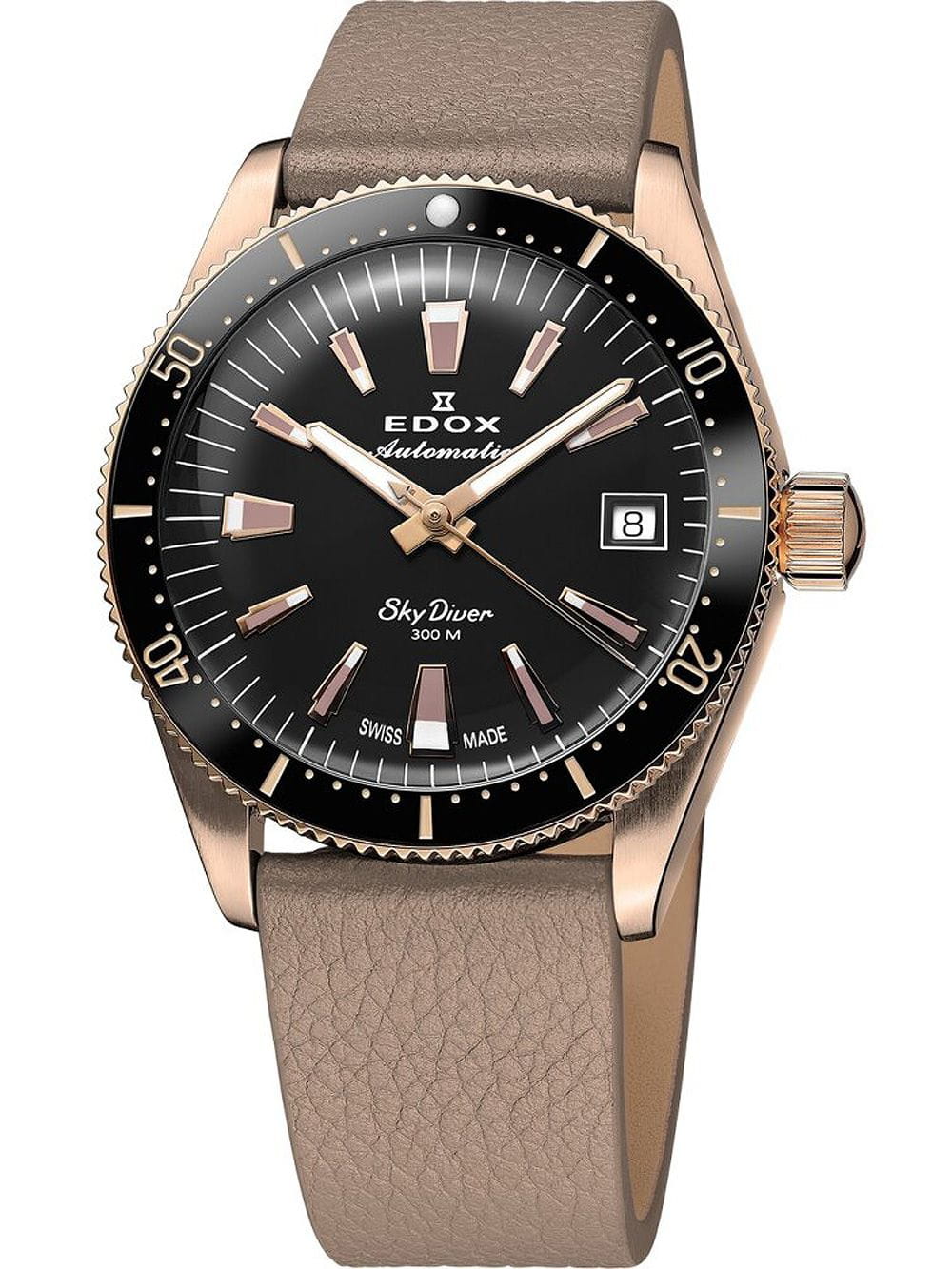 Edox SkyDiver 38 Date Automatic Limited Edition Unisex Watch 80131 37RNC NI
