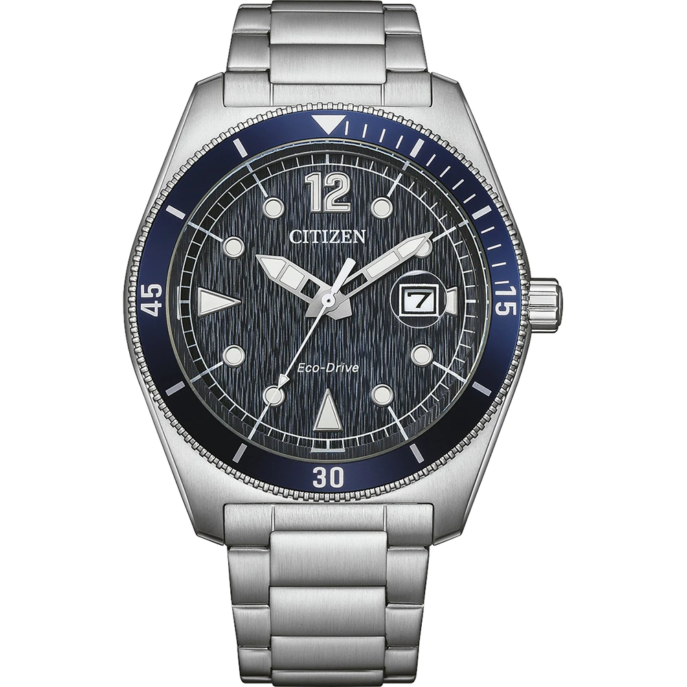 Citizen Eco-Drive Marine Sports Stainless Steel Blue, 43mm Men's Watch AW1881-52L