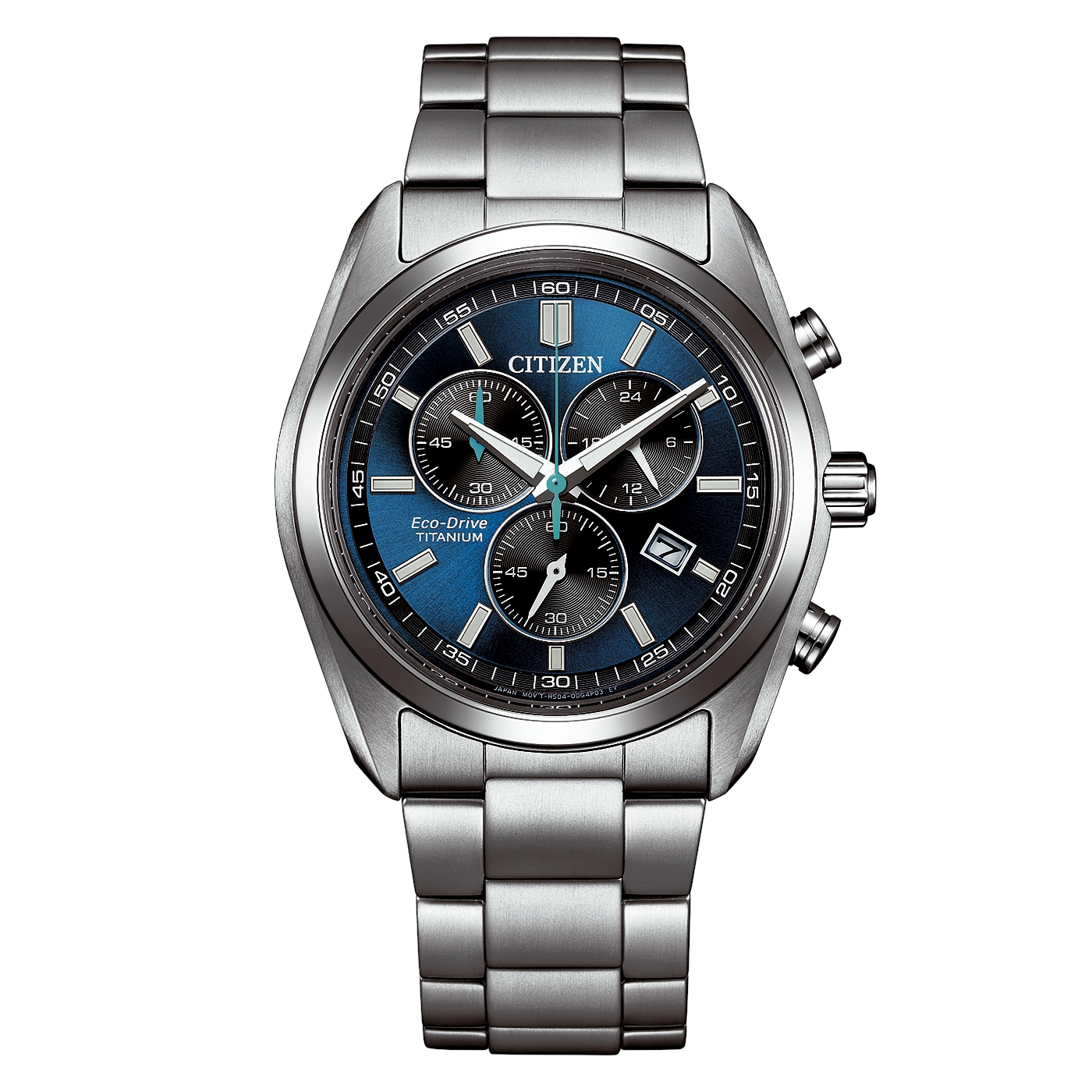 Citizen Super Titanium ™ Eco-Drive blue ø 40mm men's watch AT2590-59L
