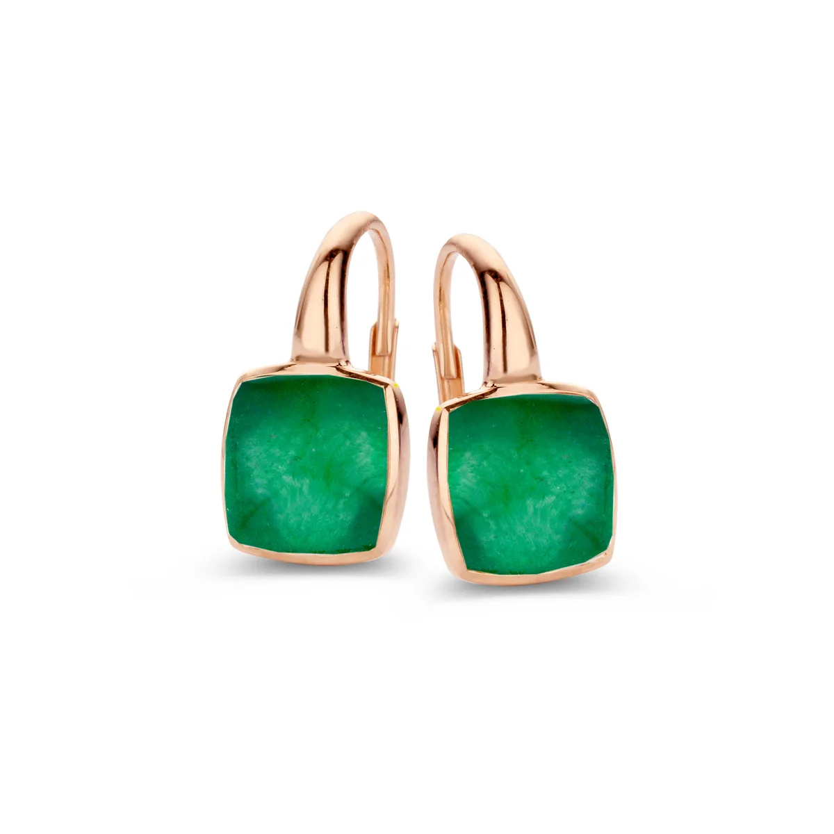 One More Pantelleria 18 carat rose gold earrings 051404Y3