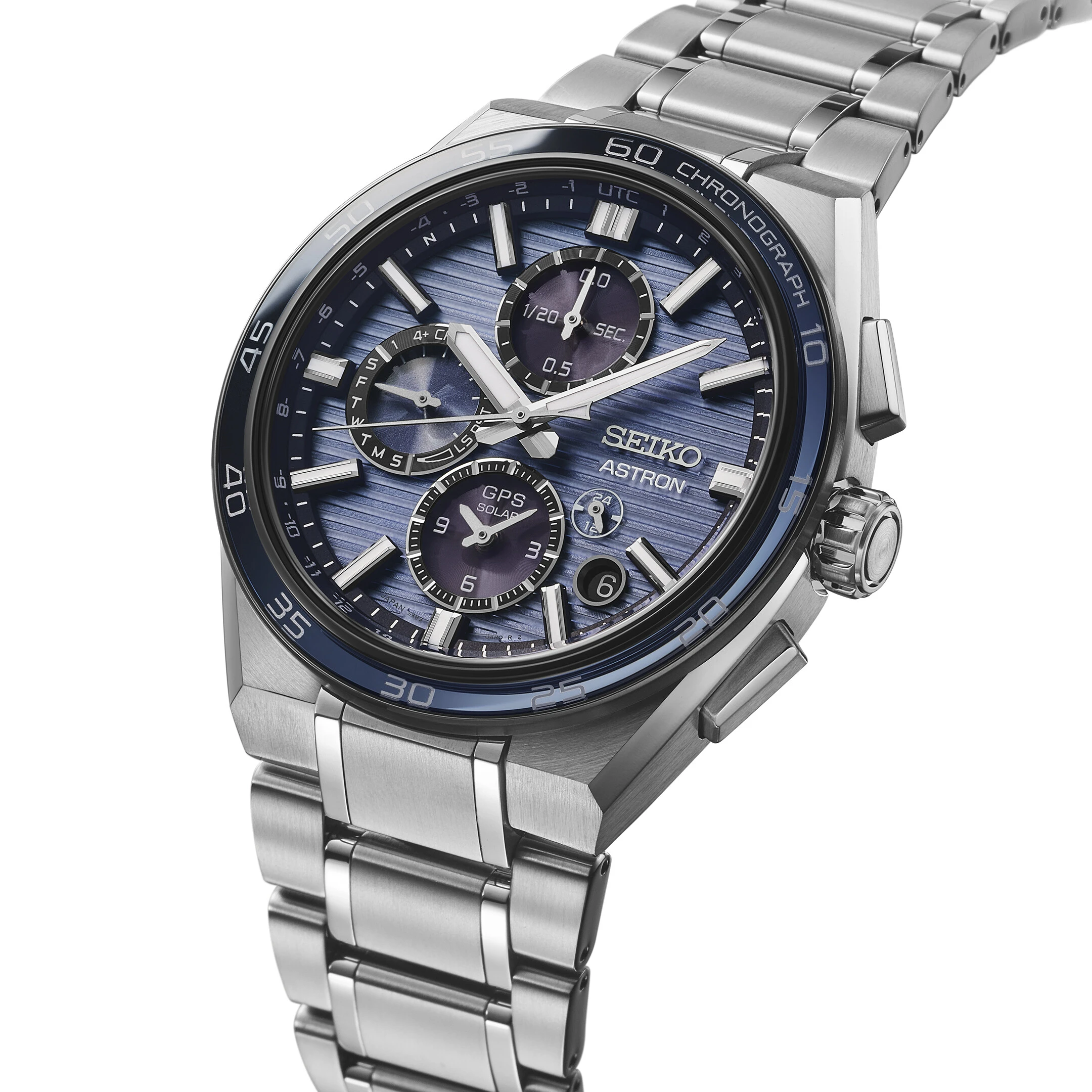 Seiko Astron GPS Solar Dual Time Chronograph Men's Watch SSH175J1