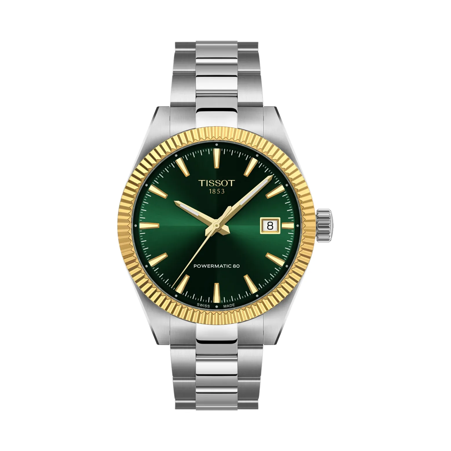 Tissot Gentleman Automatic 38 mm Green Men's Watch T934.807.41.091.00