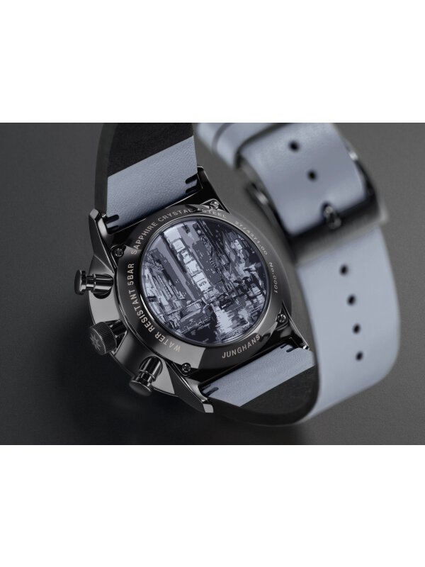 Junghans FORM A Chronoscope 027/4371.00 gray men's watch