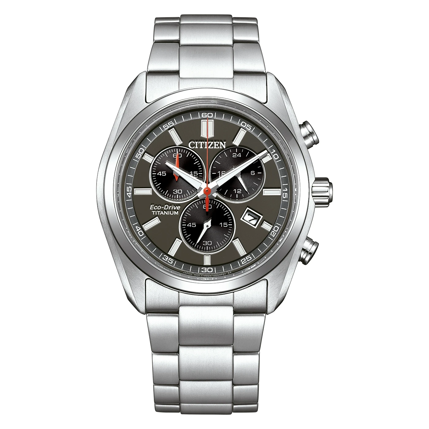 Citizen Super Titanium ™ Eco-Drive black ø 40mm men's watch AT2590-59E