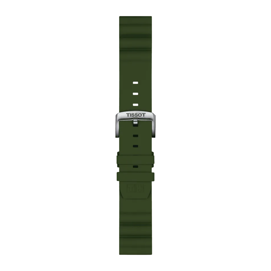 Tissot replacement silicone strap green