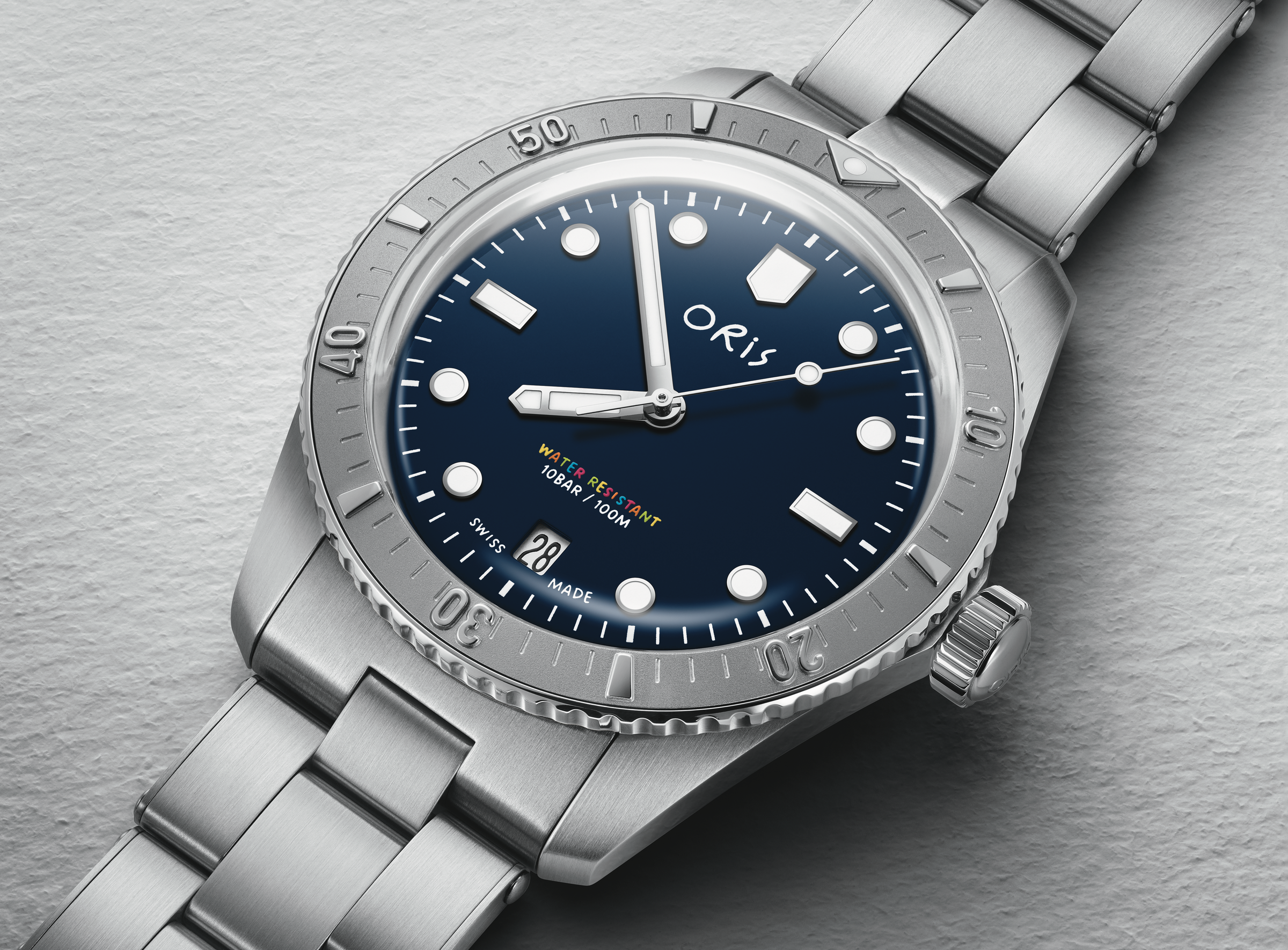 Oris men's watch Divers Sixty-Five 01 733 7771 4085 set
