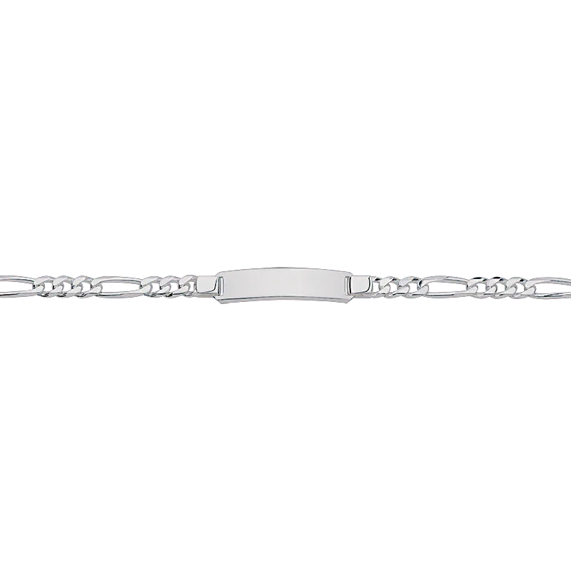 CEM 925 silver identification bracelet 21.5 cm rhodium-plated BIDR904669