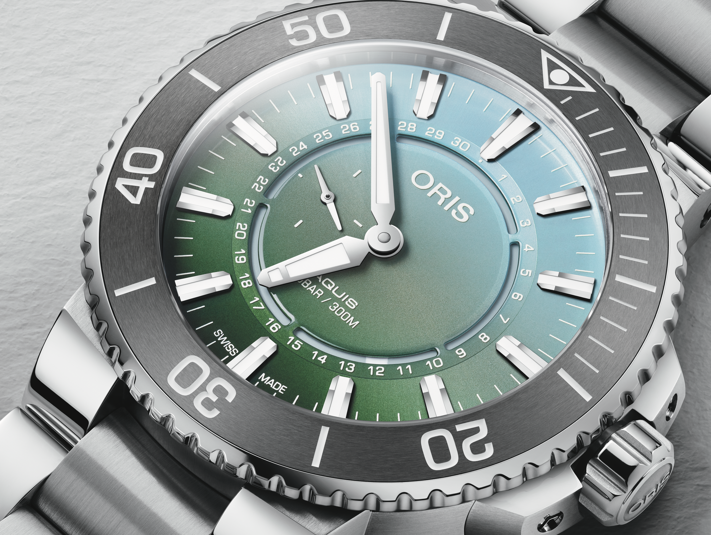 Oris men's watch Aquis 01 743 7734 4197 set