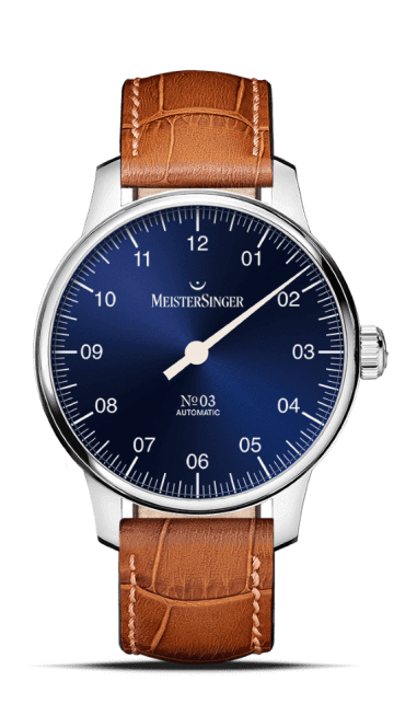 Meister Singer Automatic Sunburst Blue Men's Watch BM9908