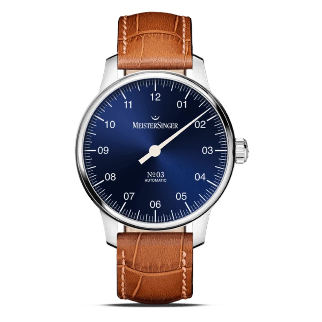 Meister Singer Automatic Sunburst Blue Men's Watch BM9908