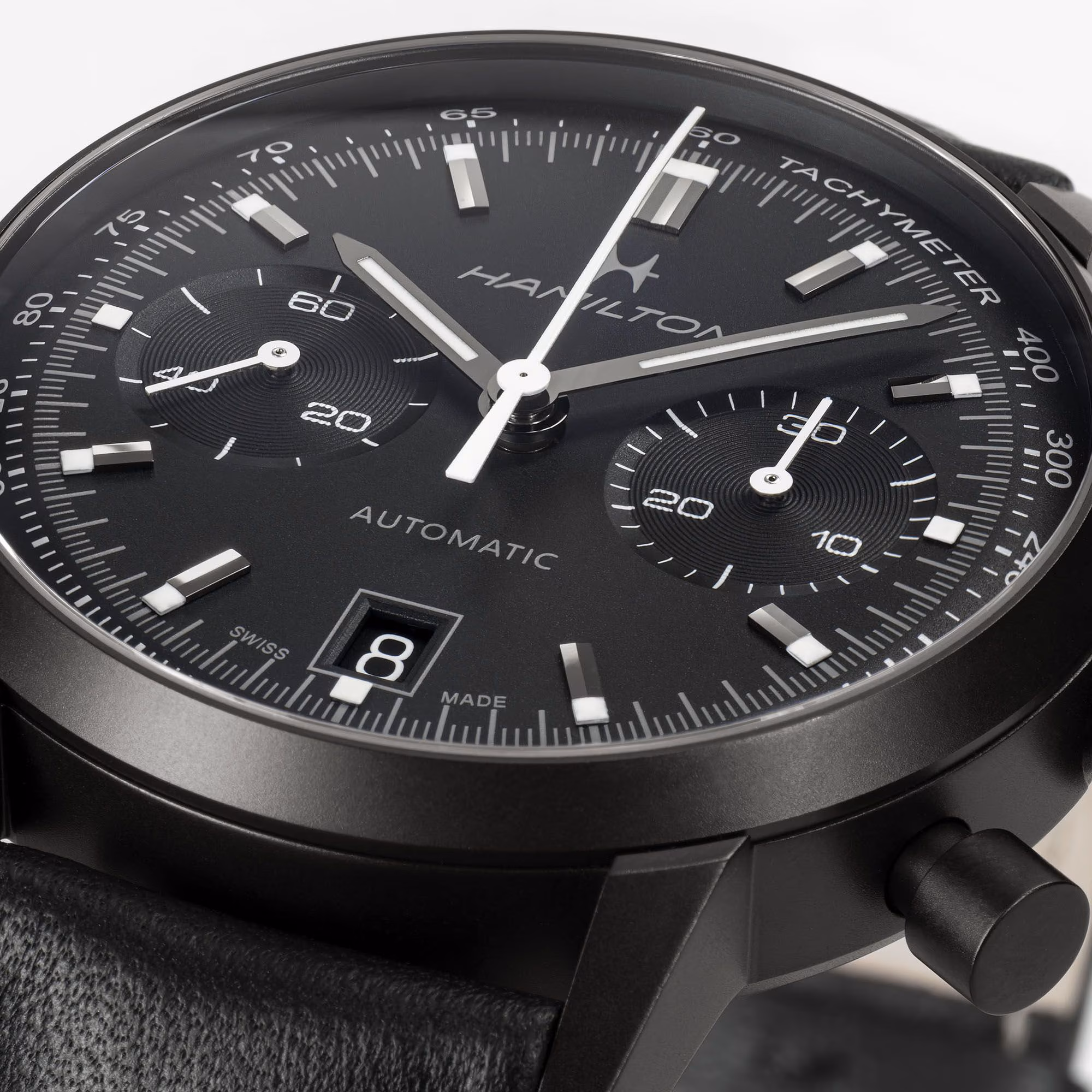 Hamilton Intra-Matic Auto Chrono 40 mm white # H38446730