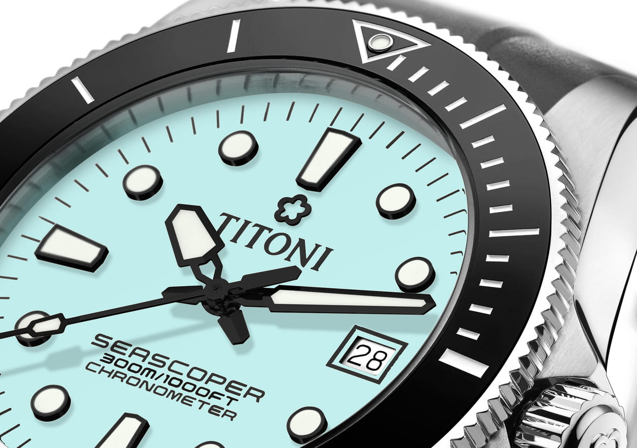 Titoni Seascoper 300 men's watch 83300 S-BK-R-718