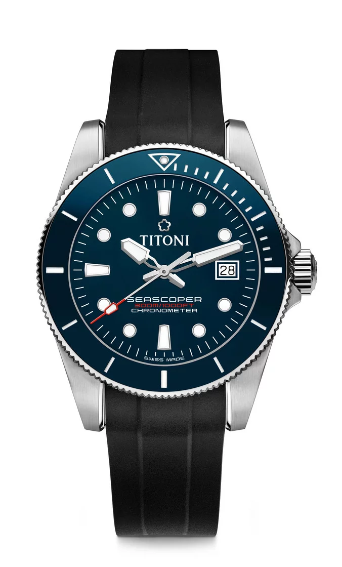 Titoni Seascoper 300 men's watch 83300 S-BE-R-705