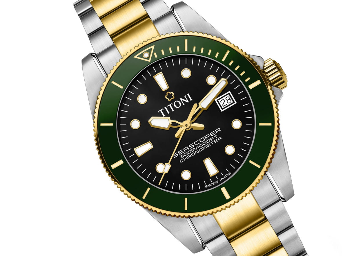 Titoni Seascoper men's watch 83300 SY-GN-248