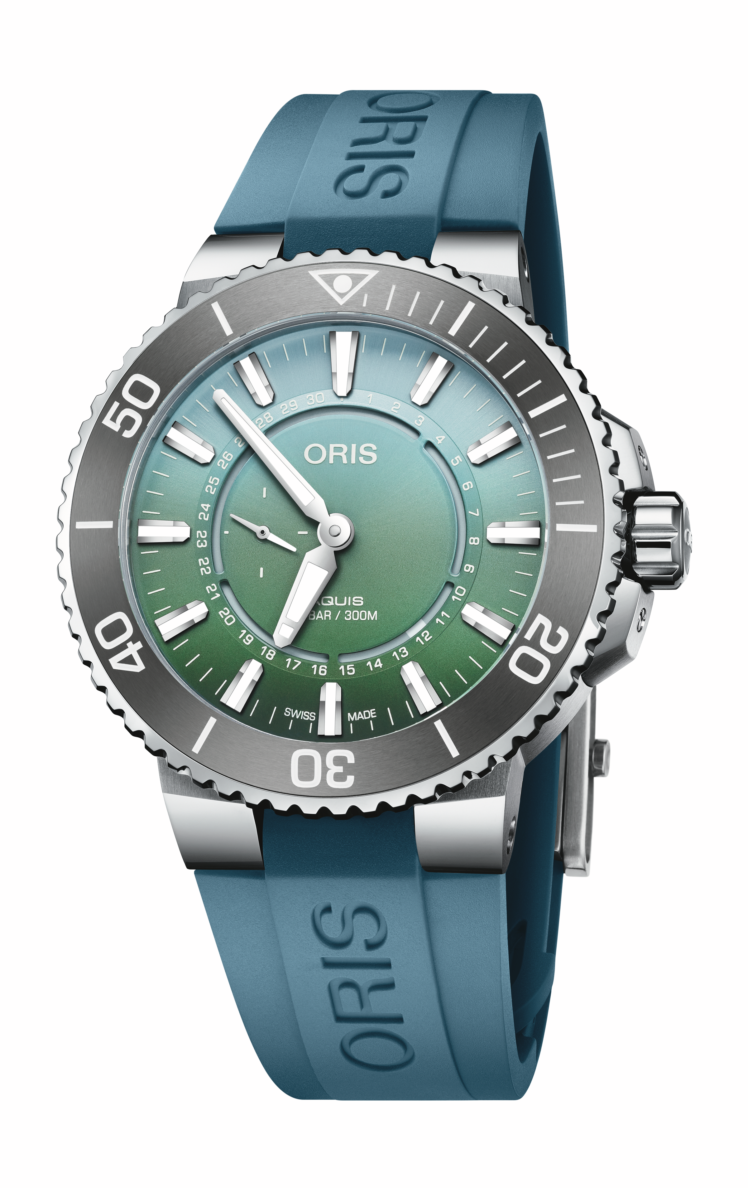 Oris men's watch Aquis 01 743 7734 4197 set