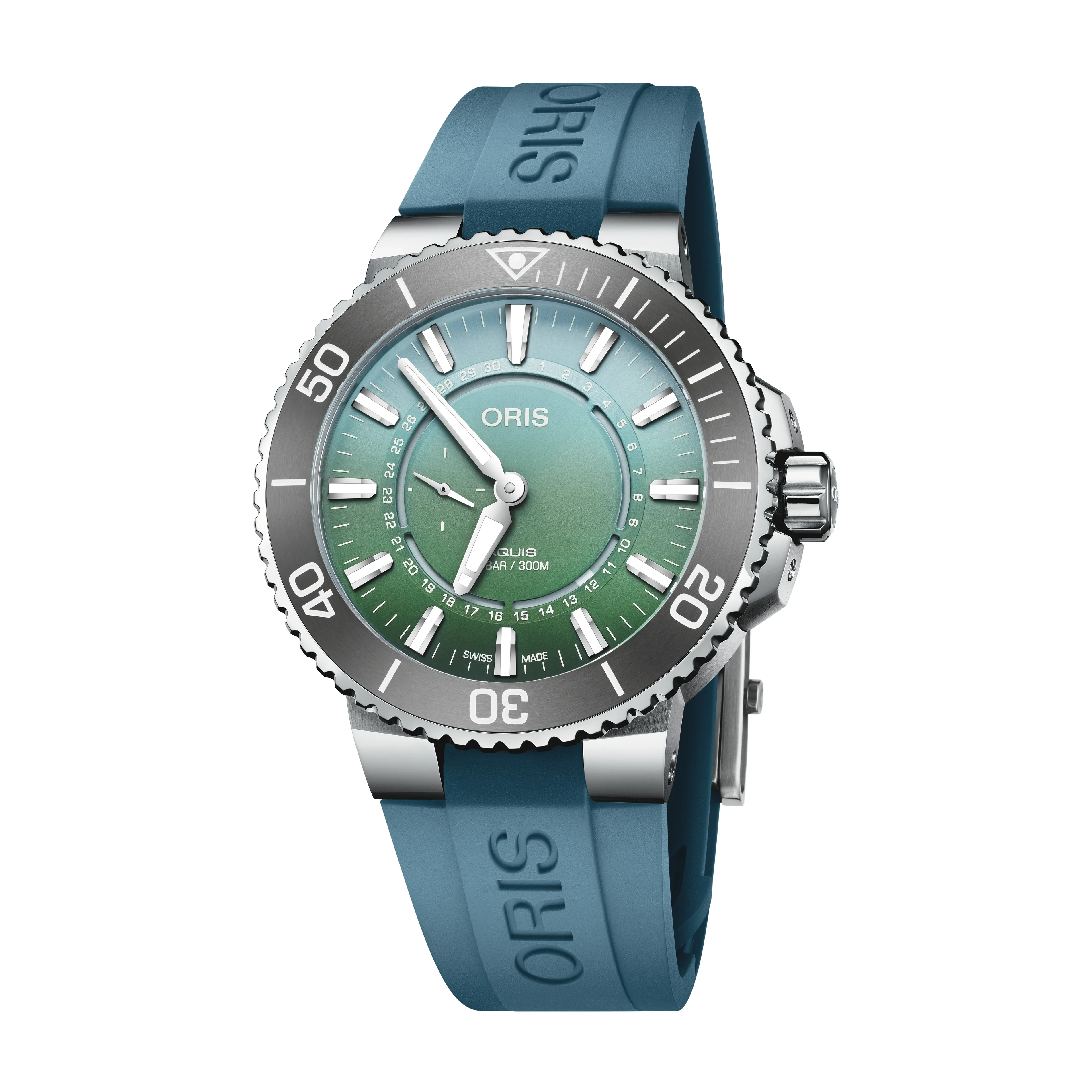 Oris men's watch Aquis 01 743 7734 4197 set