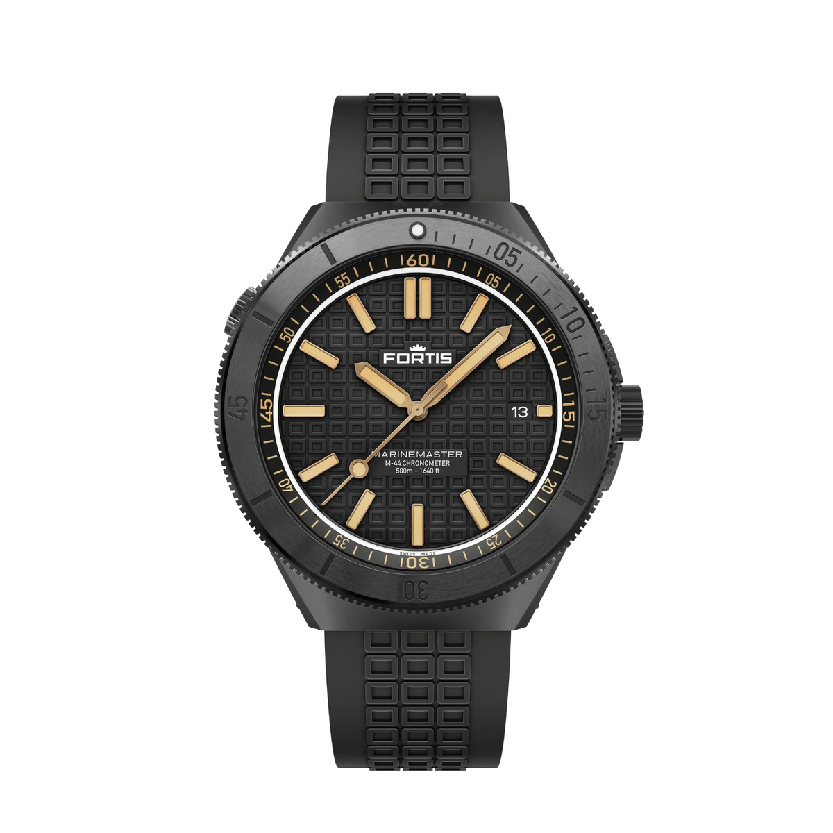 Fortis MARINEMASTER M44 DLC GRAVITY ON HORIZON STRAP Men's Watch F8120031