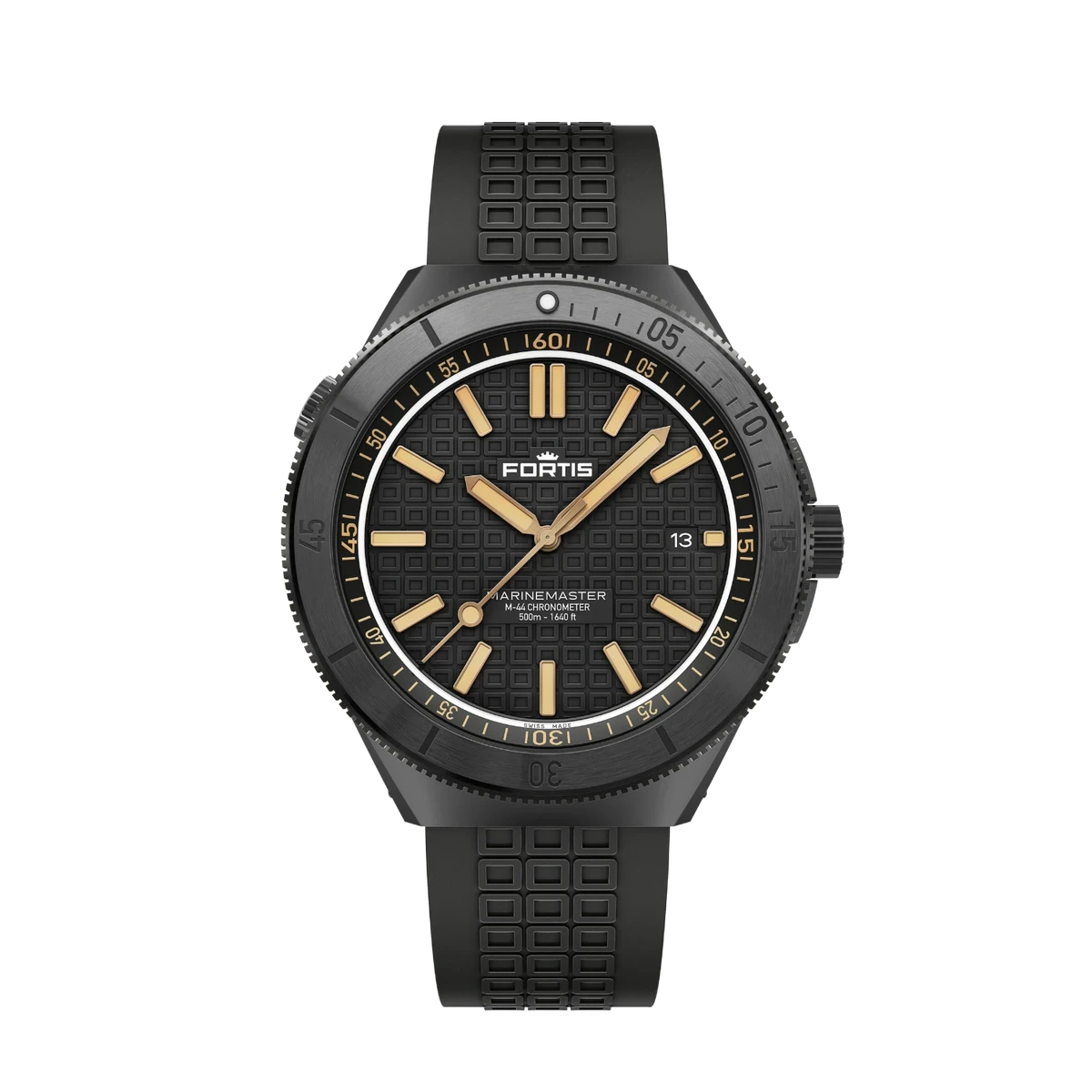 Fortis MARINEMASTER M44 DLC GRAVITY ON HORIZON STRAP Men's Watch F8120031