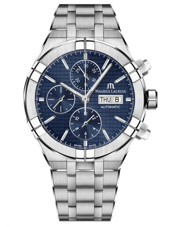 Maurice Lacroix Aikon Chronograph Day Date Men's Watch AI6038-SS002-430-1