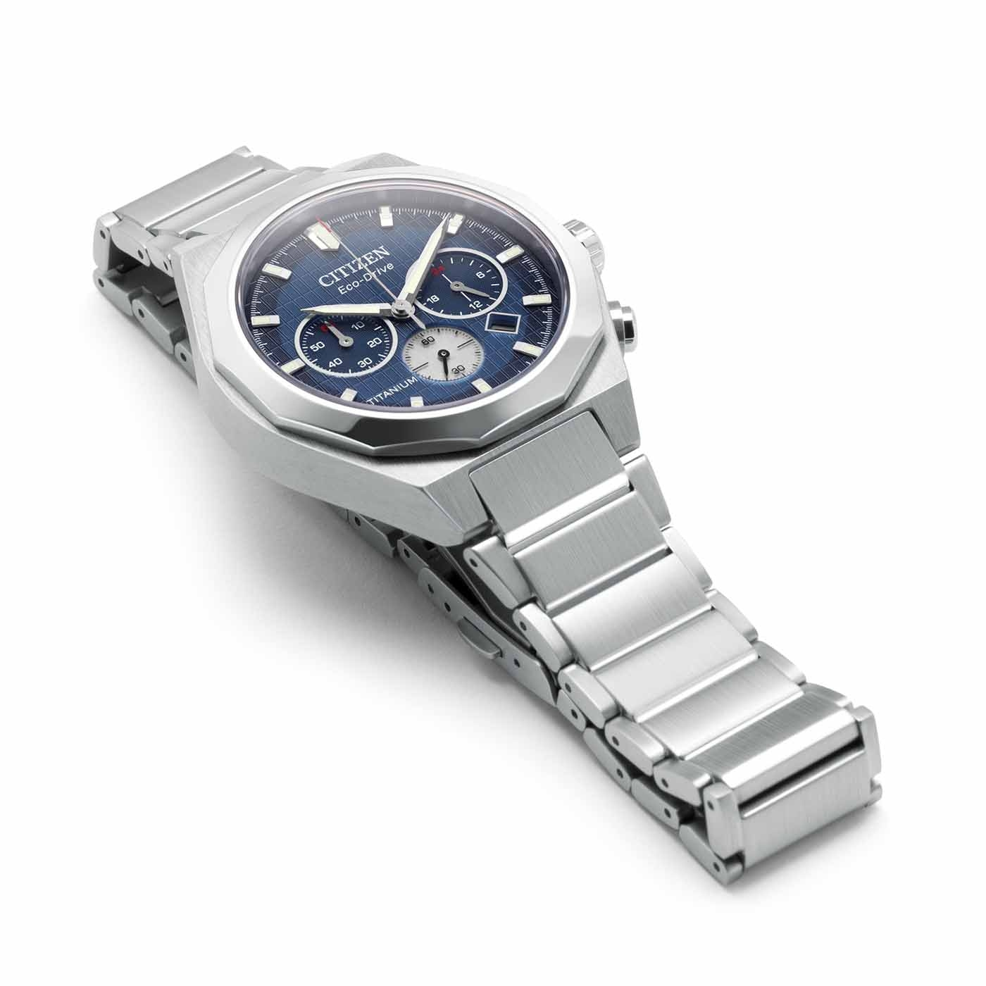 Citizen Zenshin Senkei Super Titanium™ Chronograph with Eco-Drive Men's Watch CA4691-59L