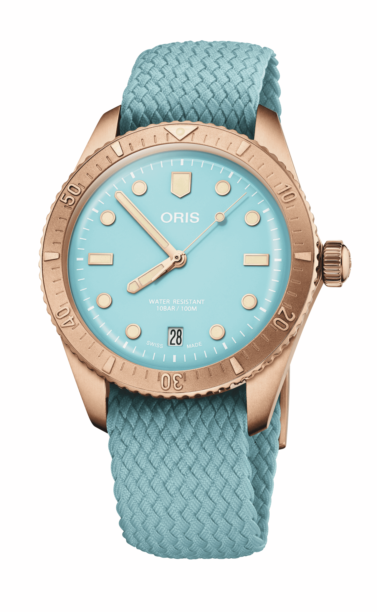 Oris Divers Sixty-Five Cotton Candy 38mm unisex watch 01 733 7771 3155-07 3 19 02BRS