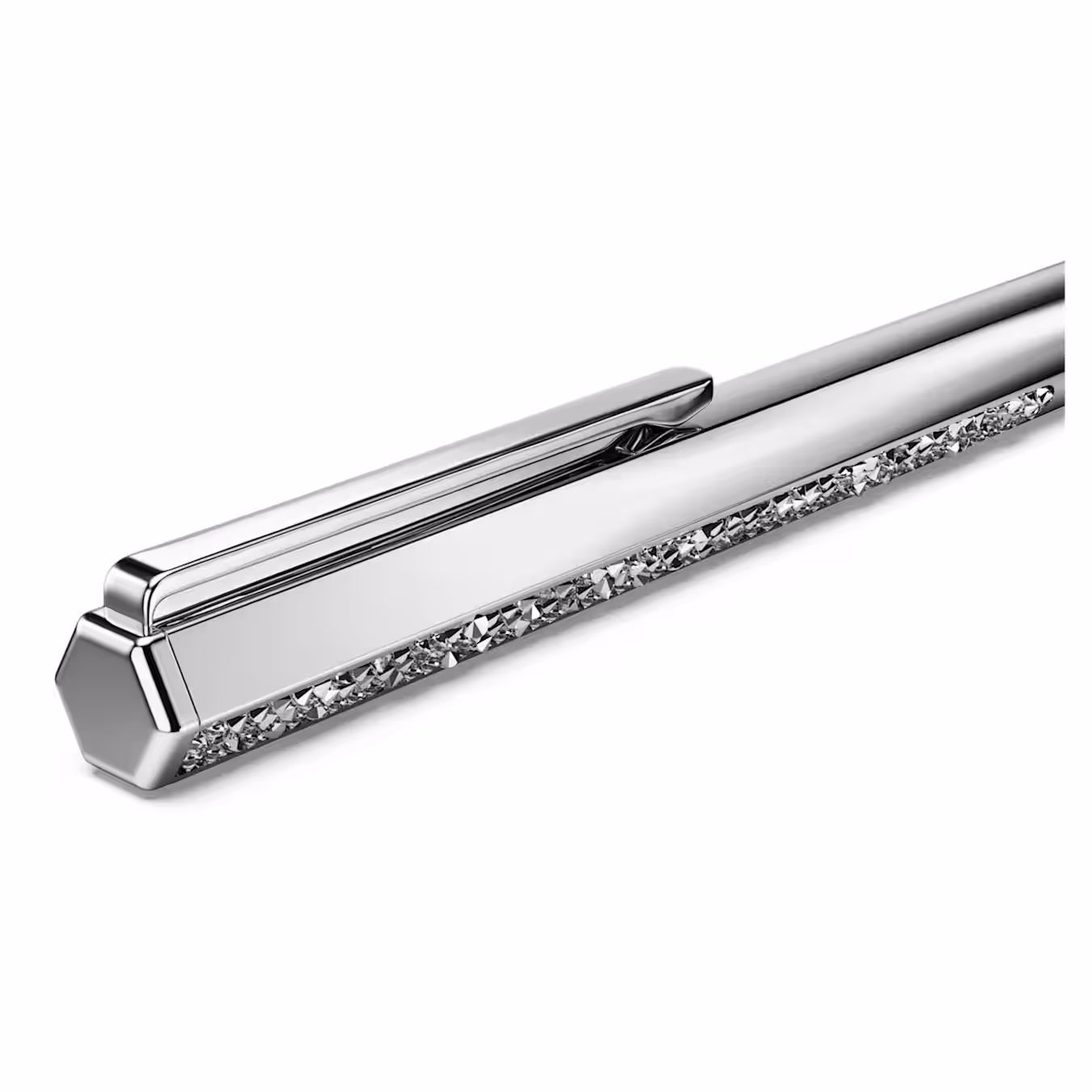 Swarovski Shimmer ballpoint pen, silver-colored, chrome-plated 5668056