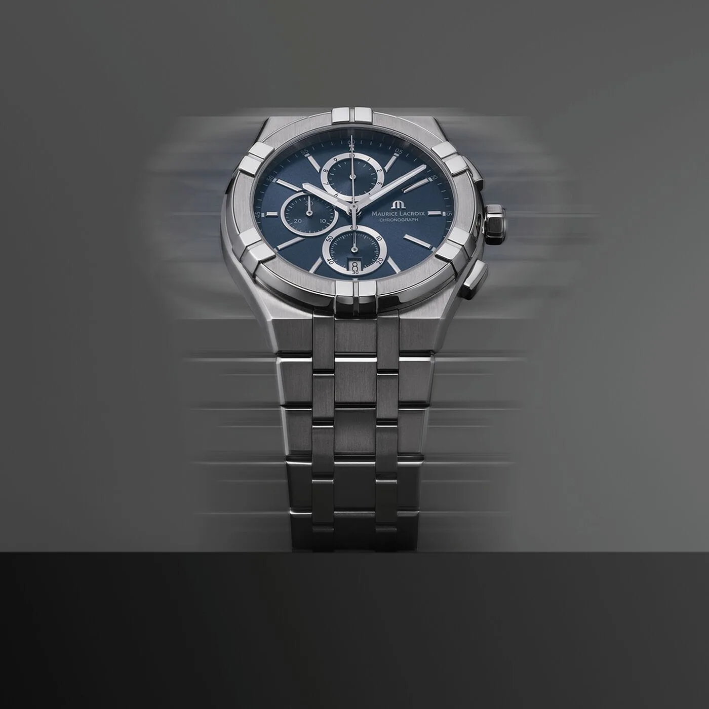 Maurice Lacroix Aikon Quartz Chronograph Men's Watch AI1118-SS002-430-1