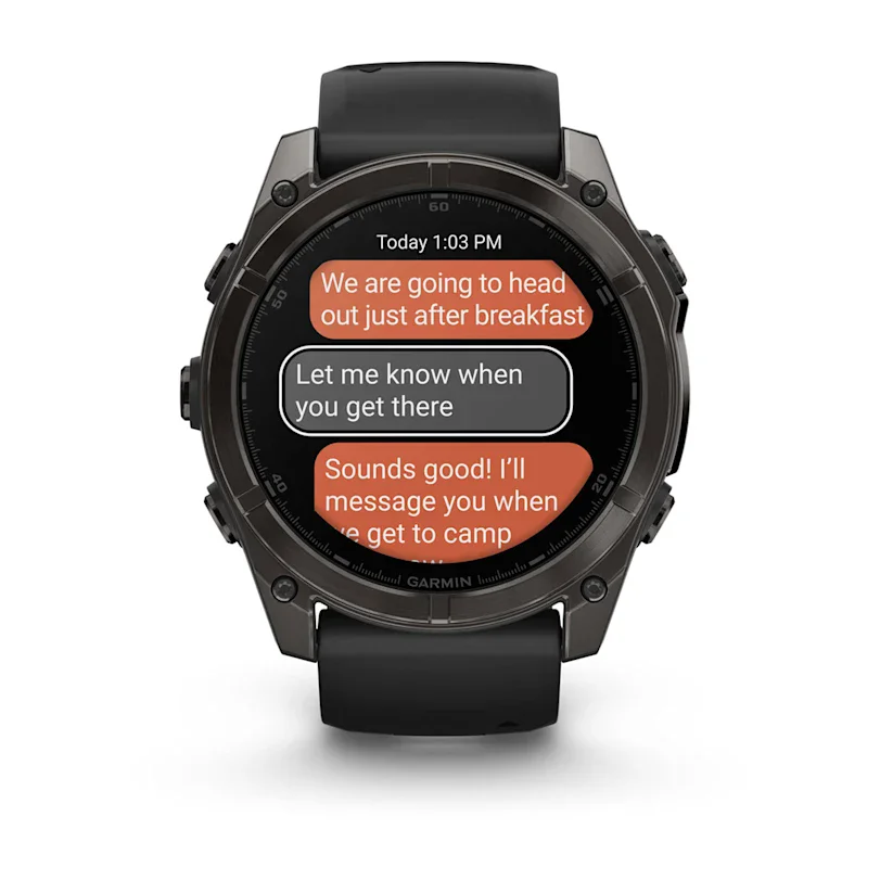 Garmin fēnix® 8 - 51 mm AMOLED Sapphire Black/Carbon Gray Titanium DLC 010-02905-21