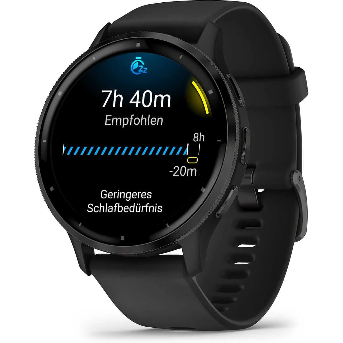 Garmin Venu 3 Black/Slate Gray with Silicone Strap Men's Watch 010-02784-01