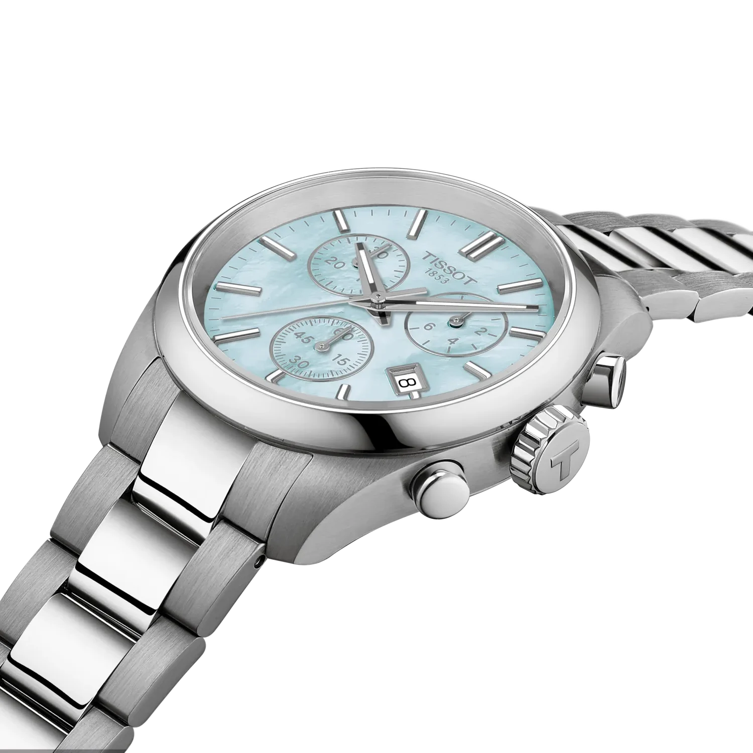 Tissot PR 100 36mm Swiss quartz movement, stainless steel case, blue ladies' watch T150.217.11.131.00