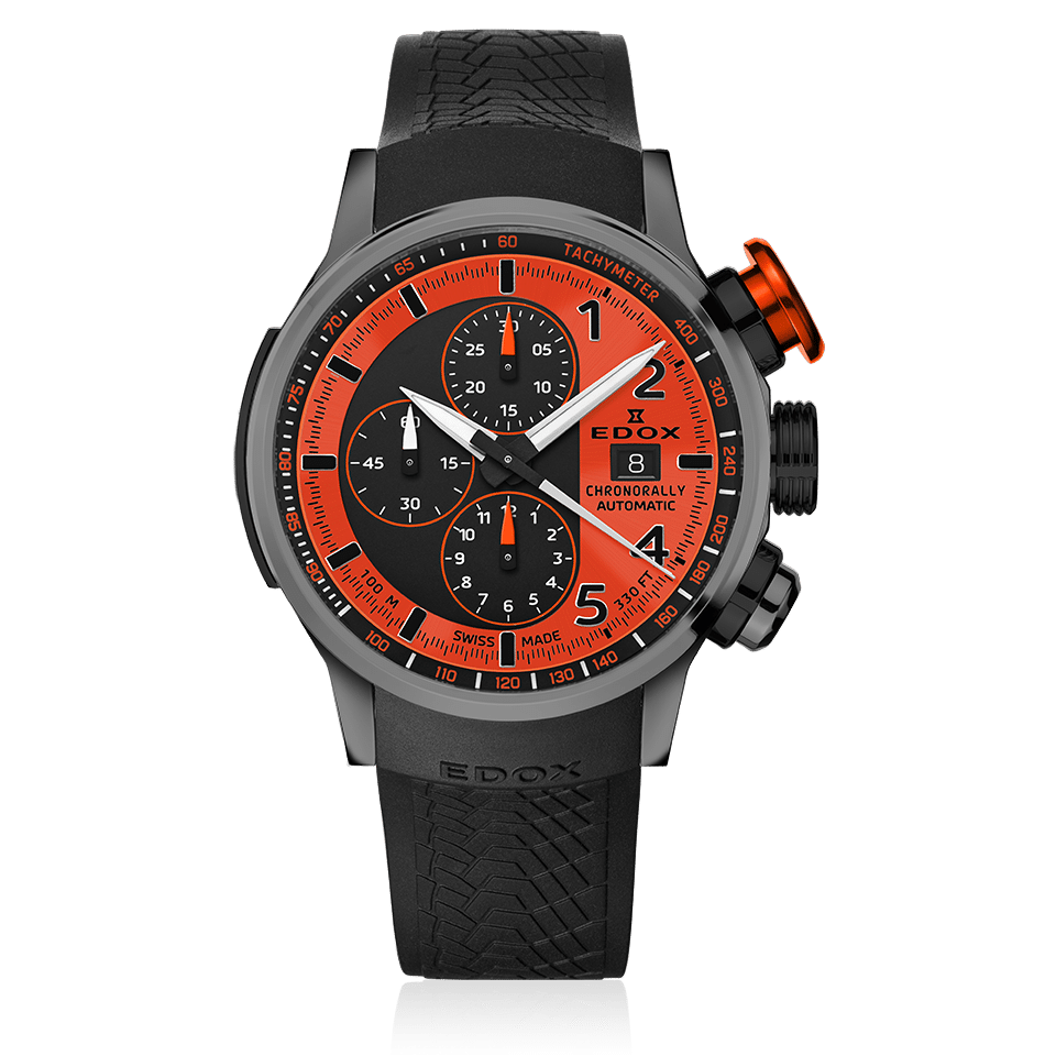 Edox Chronorally men's watch 01129-TNGOCA-ONB