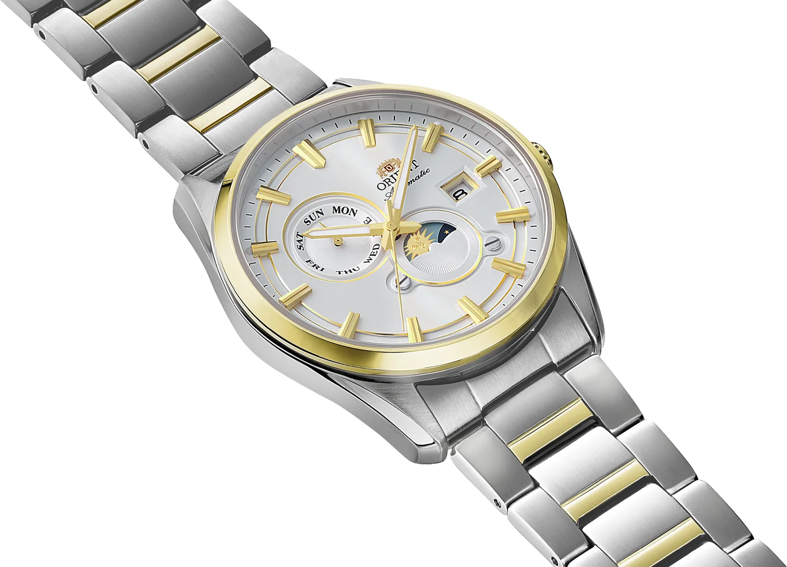 Orient Sun and Moon Automatic 41.5 mm White Men's Watch RA-AK0312S30B