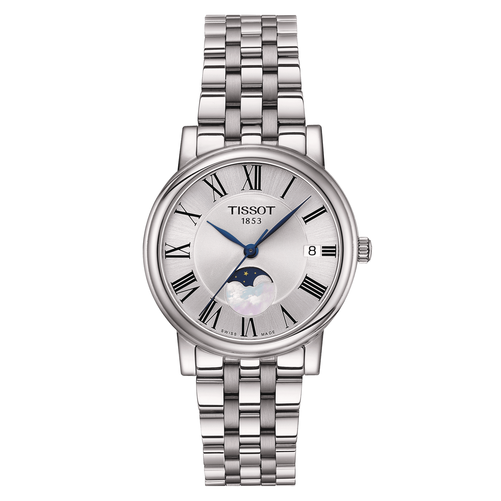 Tissot Carson women's watch Lady Moonphase T122.223.11.033.00