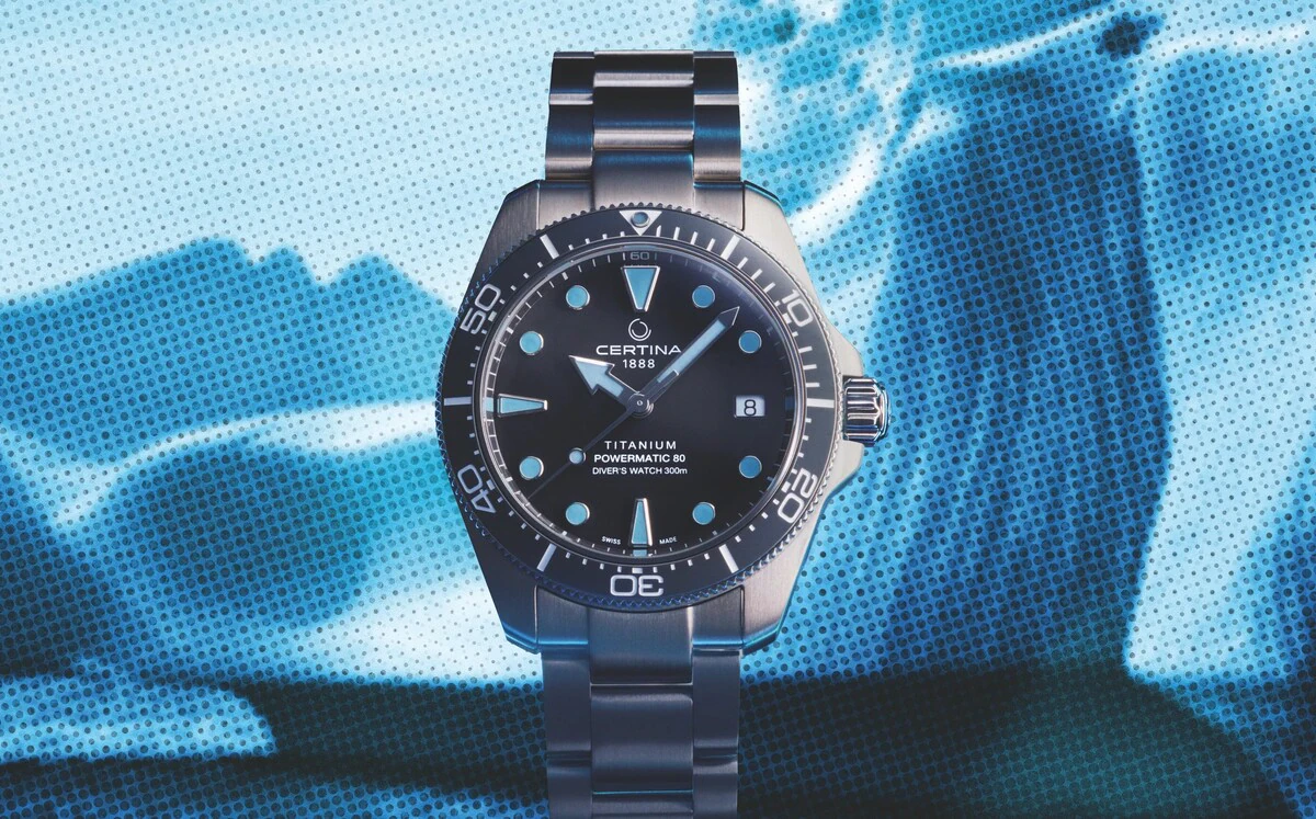 Certina DS Action Diver 38mm Titanium Automatic Grey Ladies' Watch C048.807.44.081.00