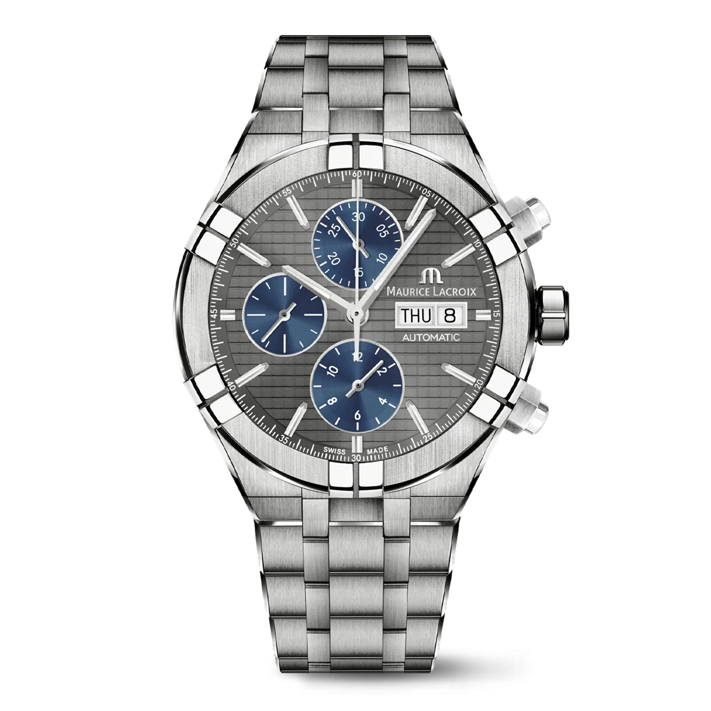Maurice Lacroix Aikon Chronograph Day Date Men's Watch AI6038-TT032-330-1