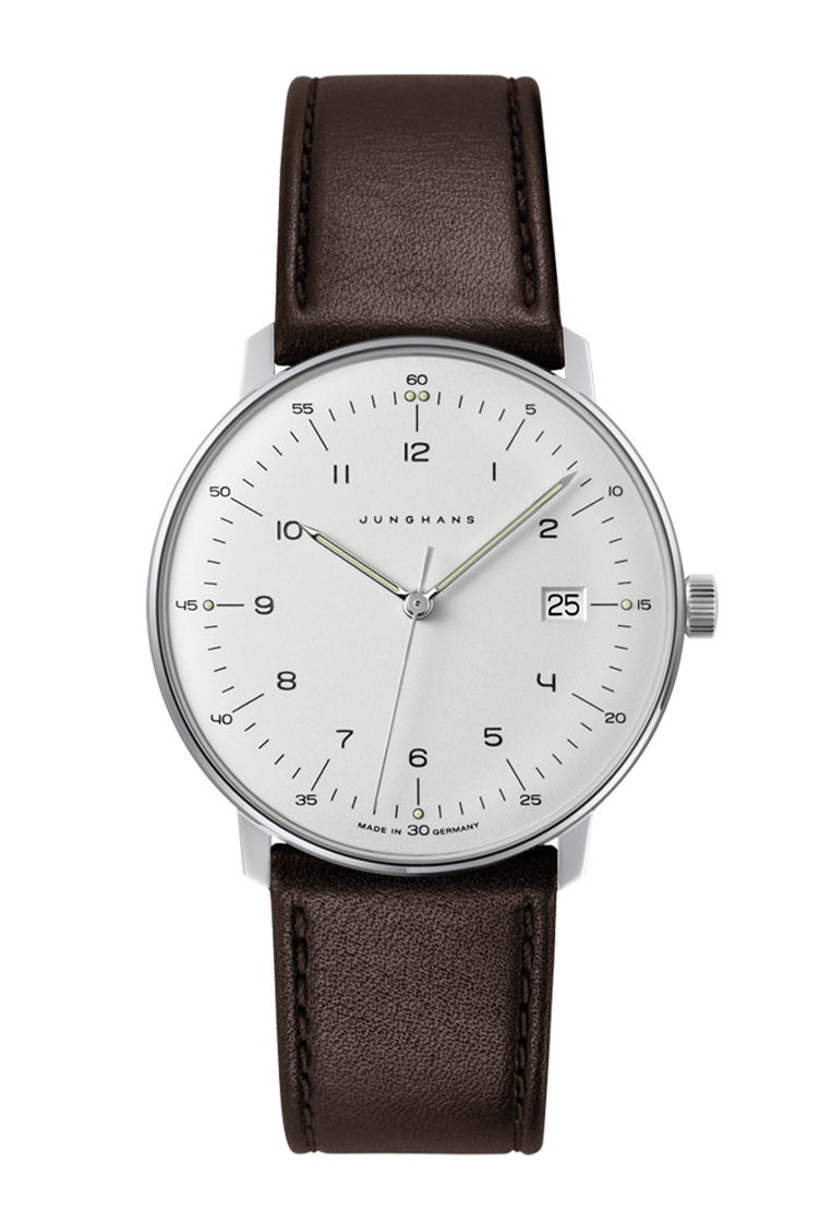 Junghans max bill quartz sapphire glass men's watch 041/4461.02