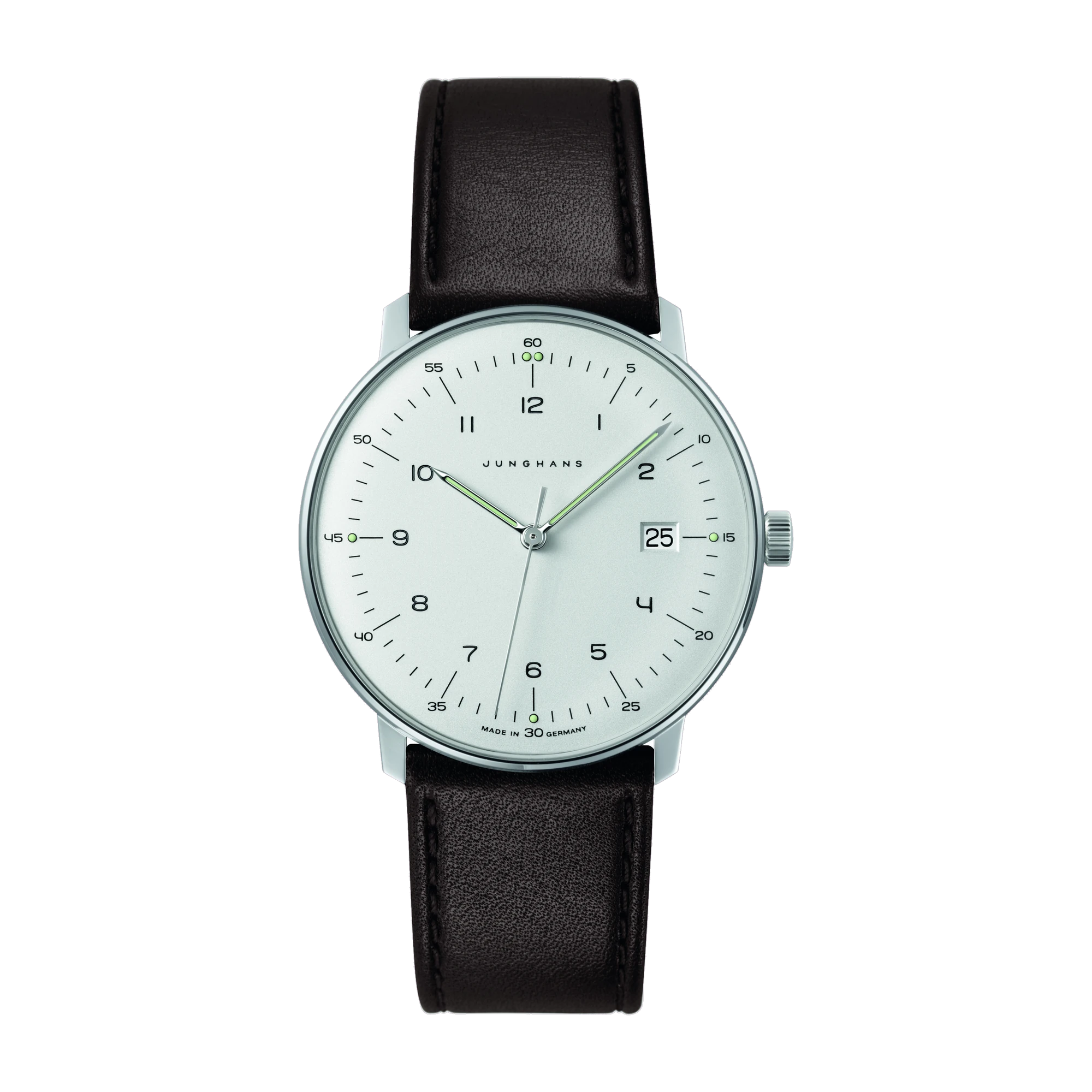 Junghans max bill quartz sapphire glass men's watch 041/4461.02